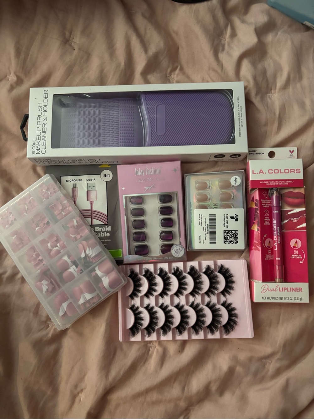 nail lash and beauty bundle #random